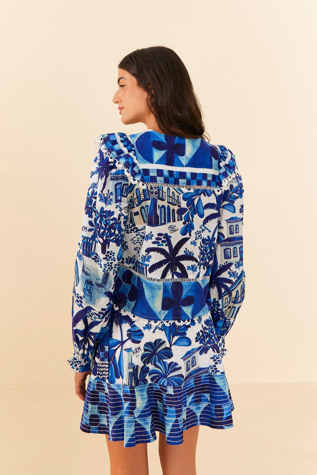 Farm Rio Sweet Rio Long Sleeve Blouse
