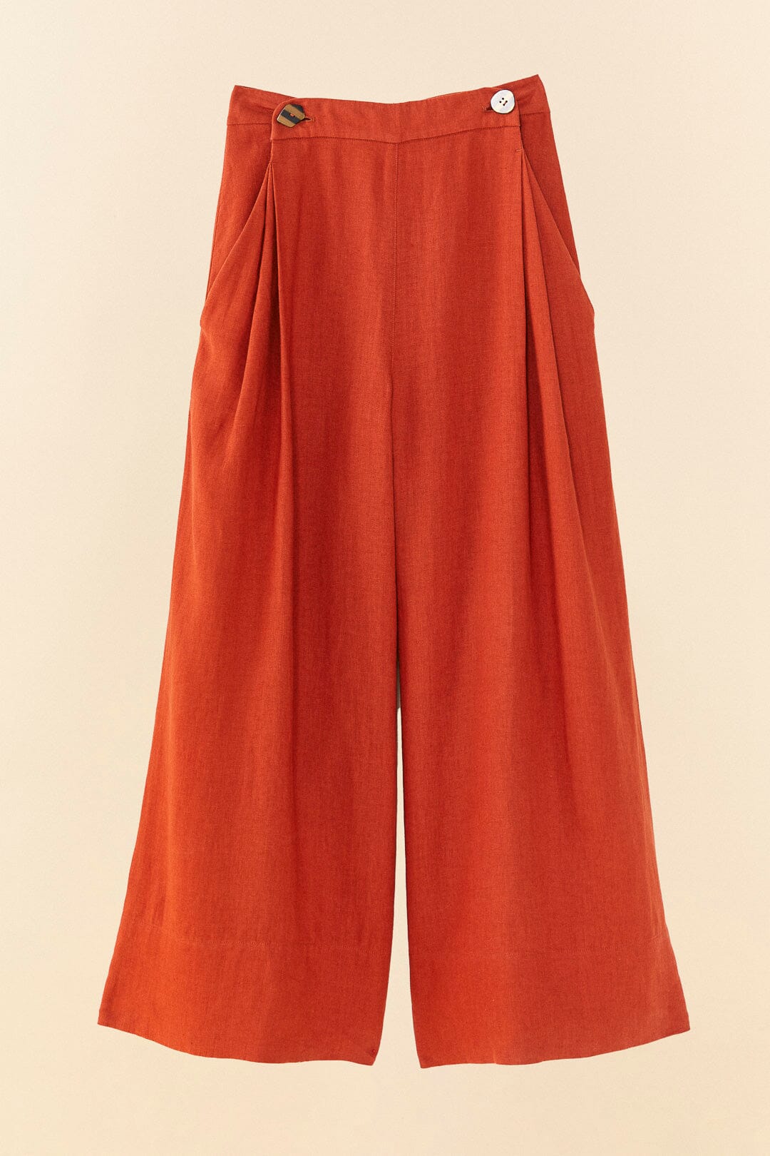 Farm Rio Brown Wide Leg Pants