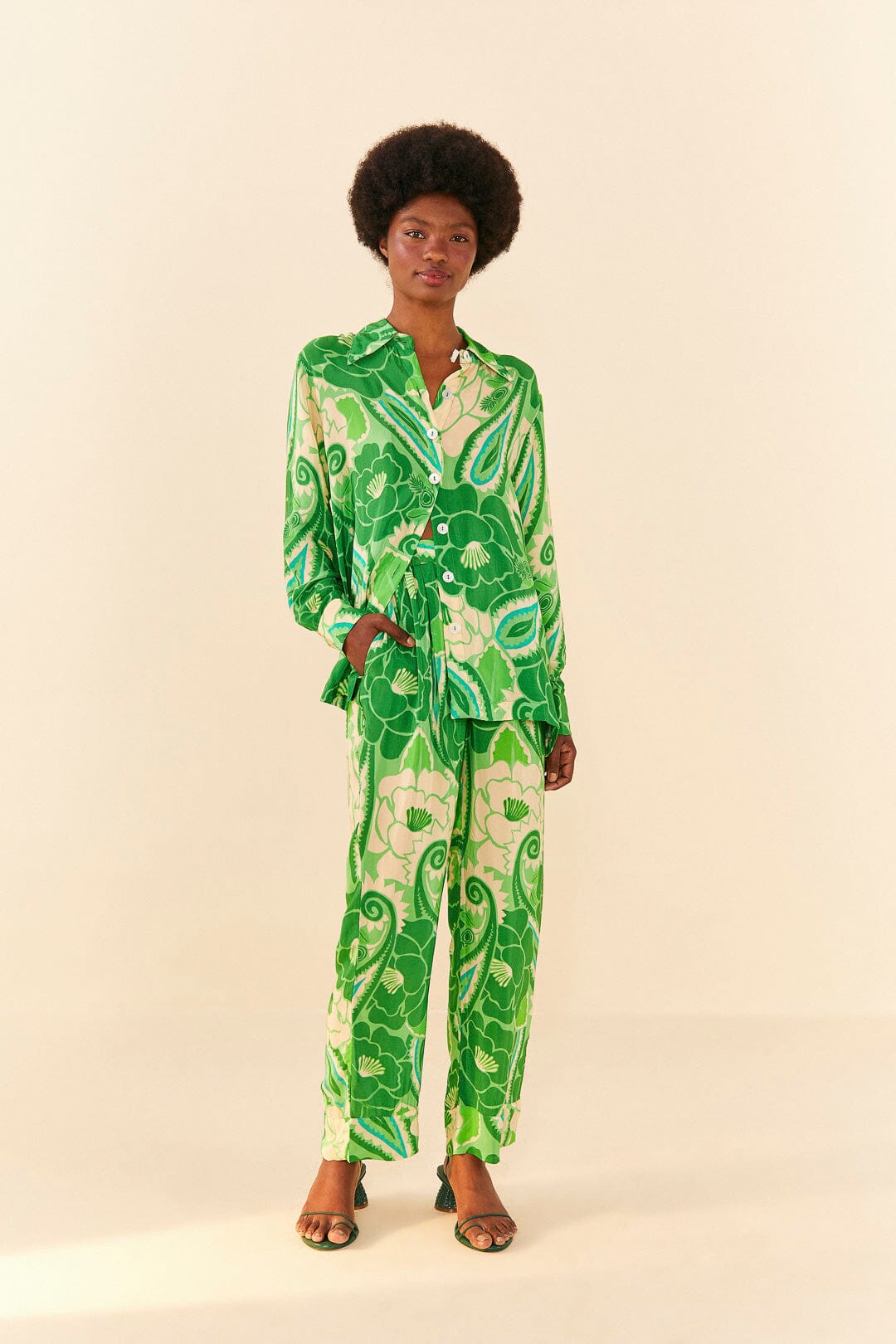 Farm Rio Tropical Groove Shirt