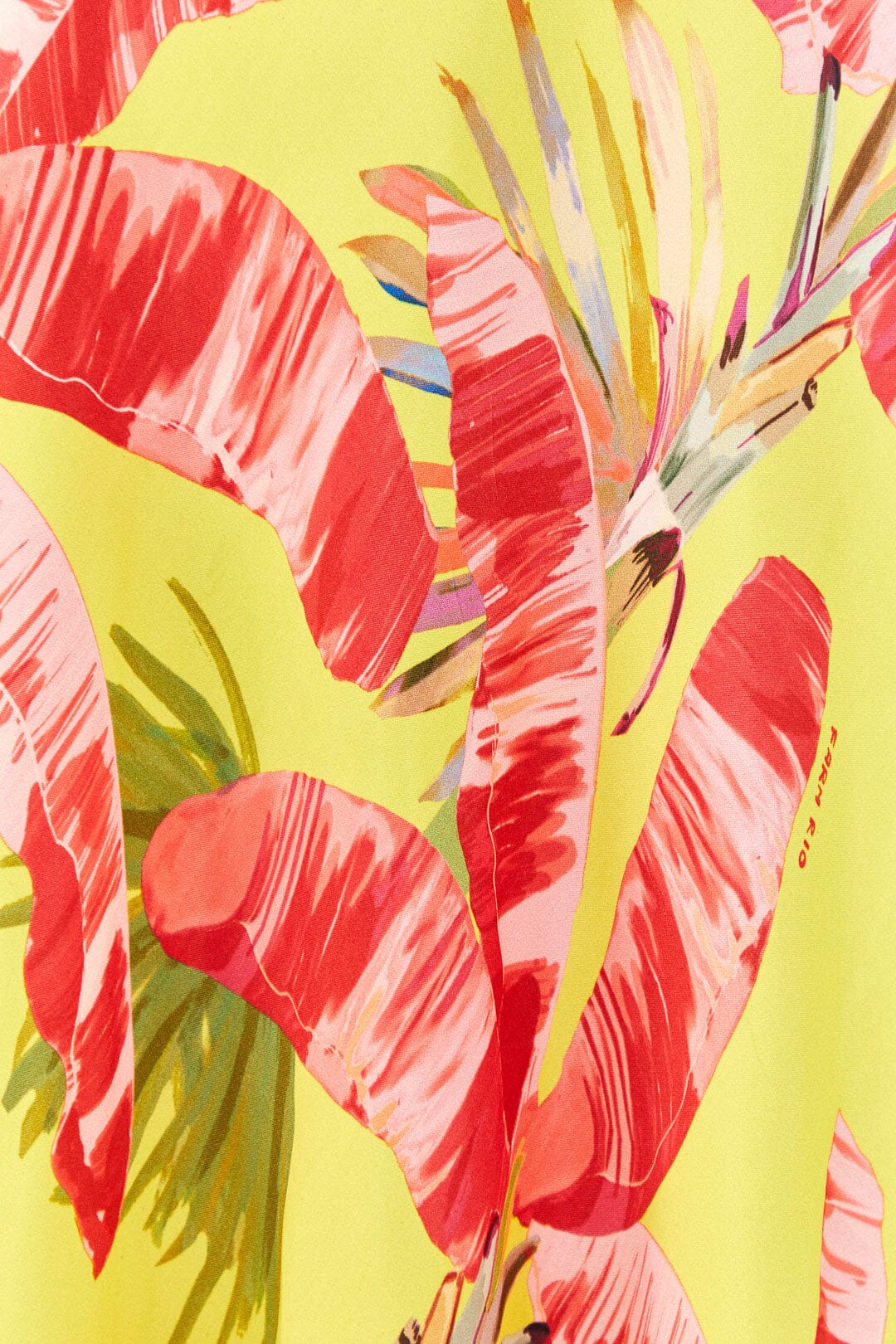 Farm Rio Lime Sweet JungleLenzing™ Ecovero™ Viscose Crop Top