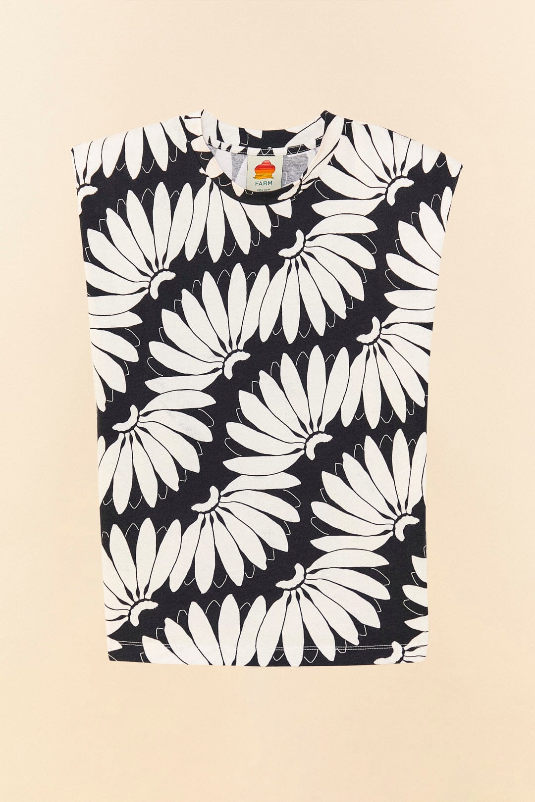 Farm Rio Black Copacabana Organic Cotton T-Shirt
