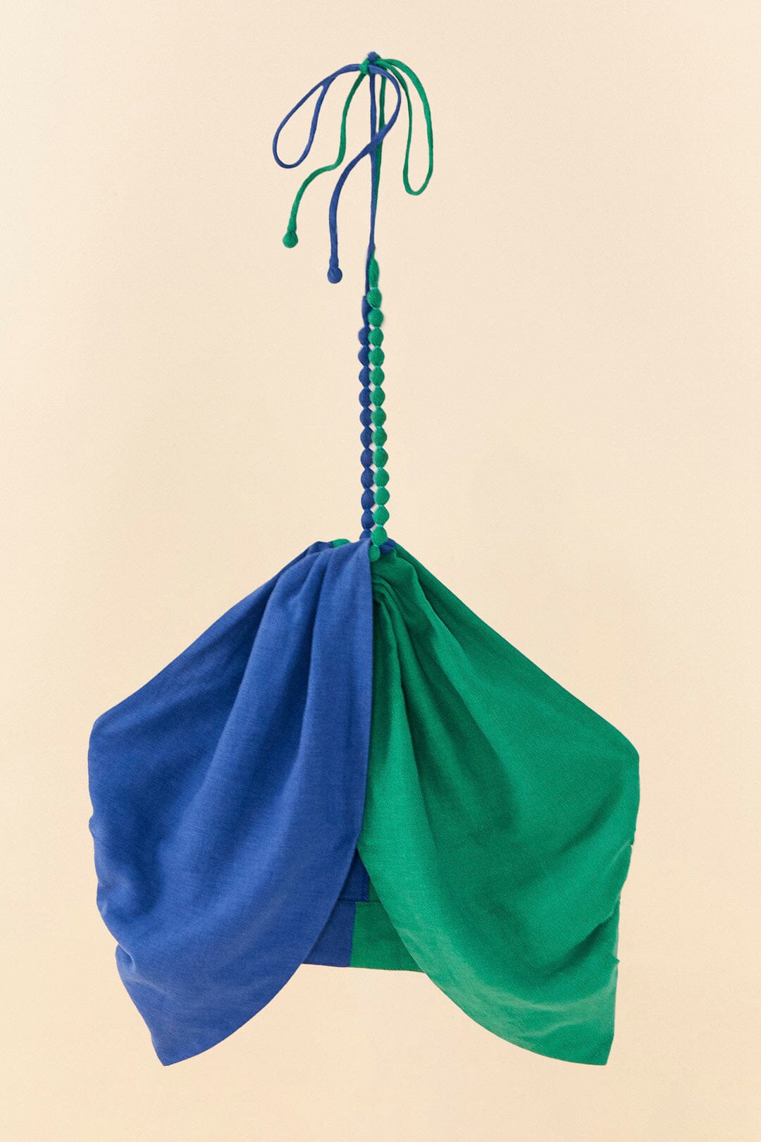 Farm Rio Blue And Green Crop Top