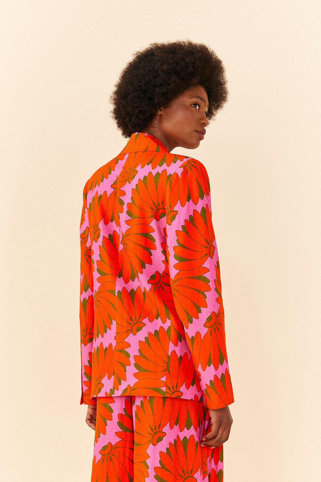 Farm Rio Pink Copacabana Blazer