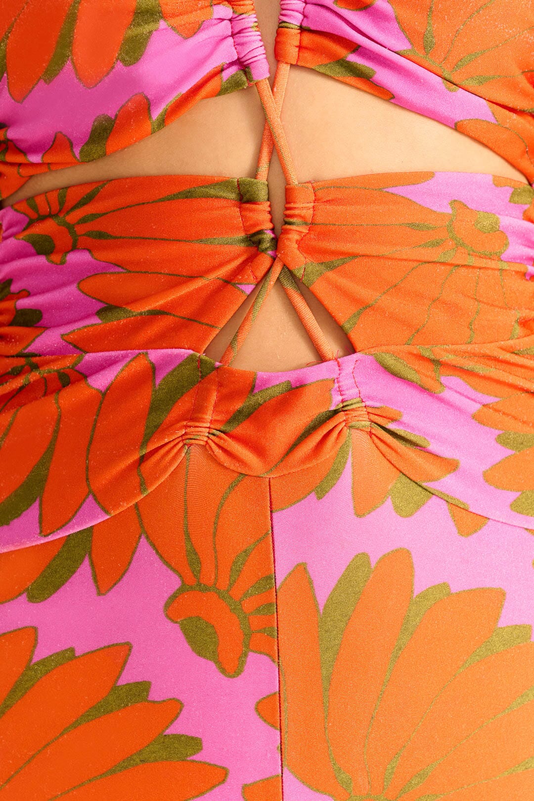 Farm Rio Pink Copacabana Lycra Jumpsuit