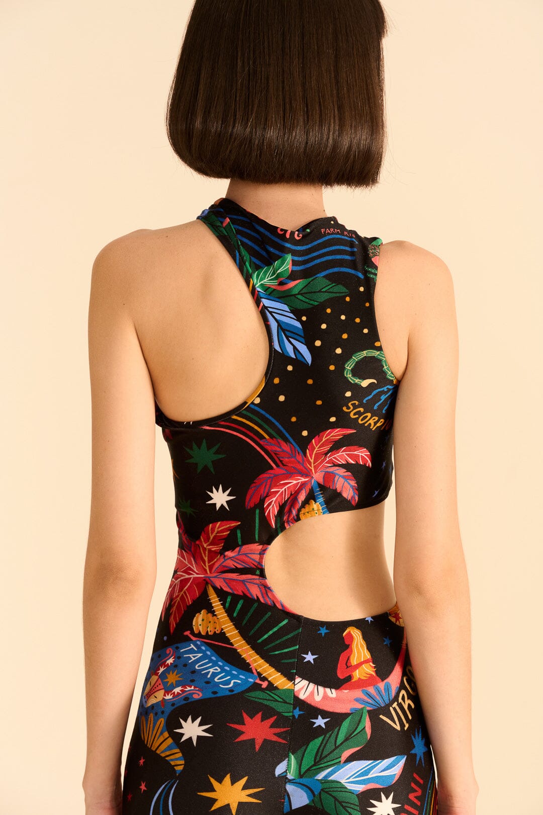 Farm Rio Zodiac Lycra Jumpsuit
