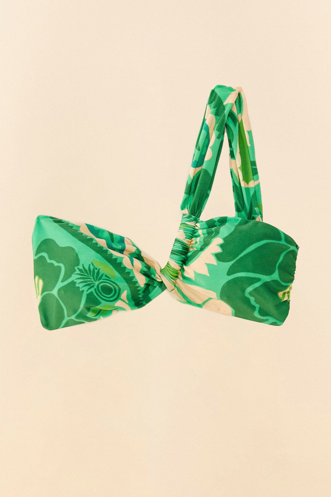 Farm Rio Tropical Groove One Shoulder Bikini Top