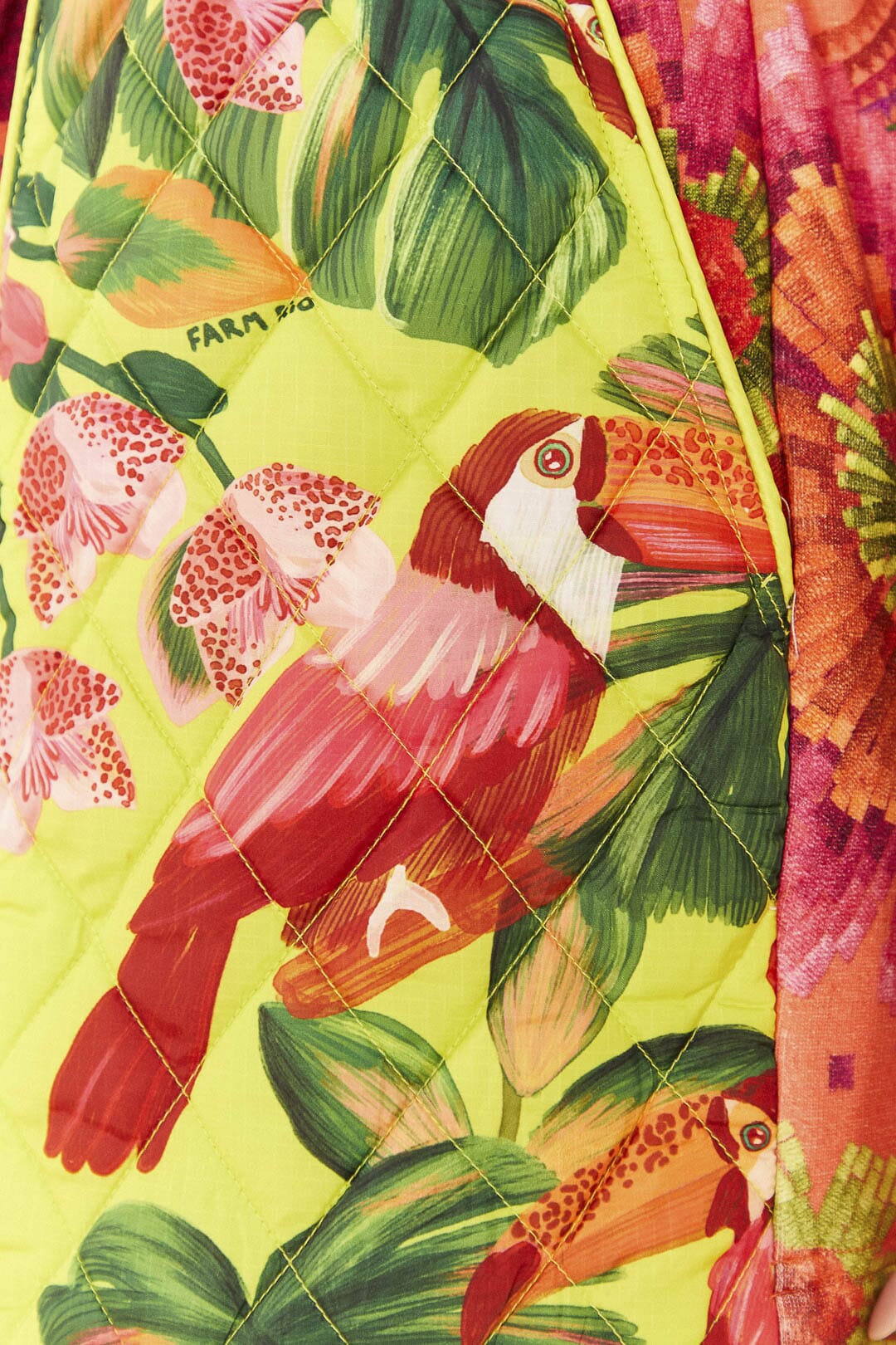 Farm Rio Orange Blooming GardenSweatshorts