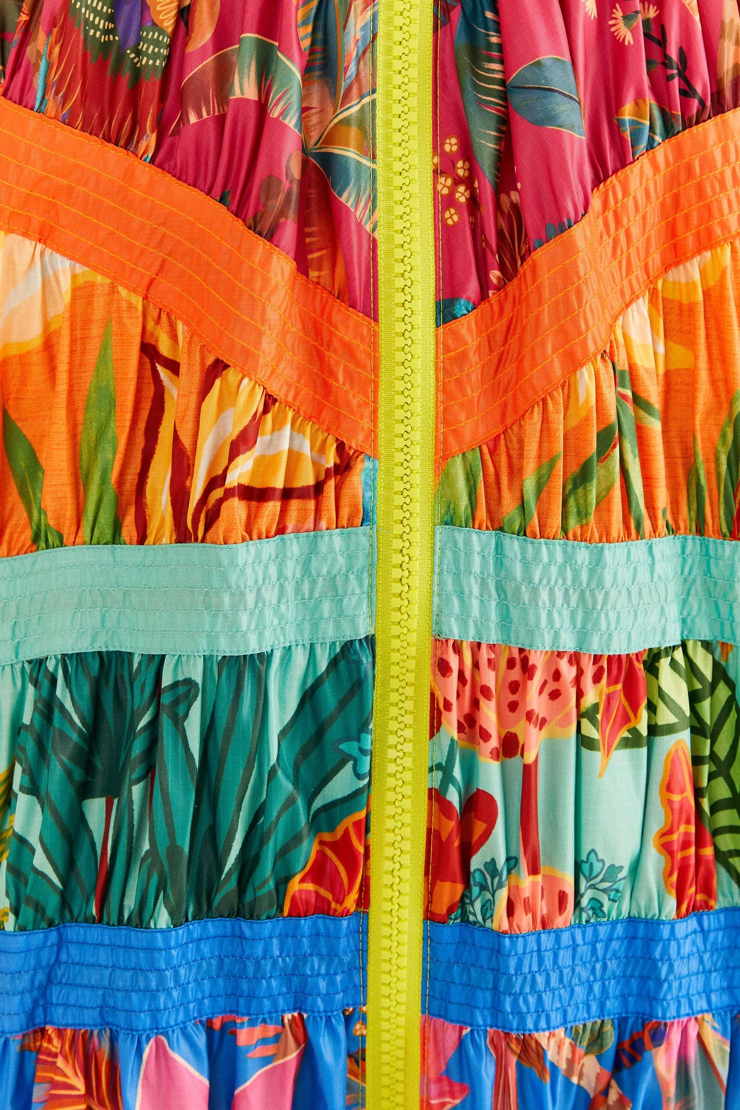 Farm Rio Mixed Prints Windbreaker