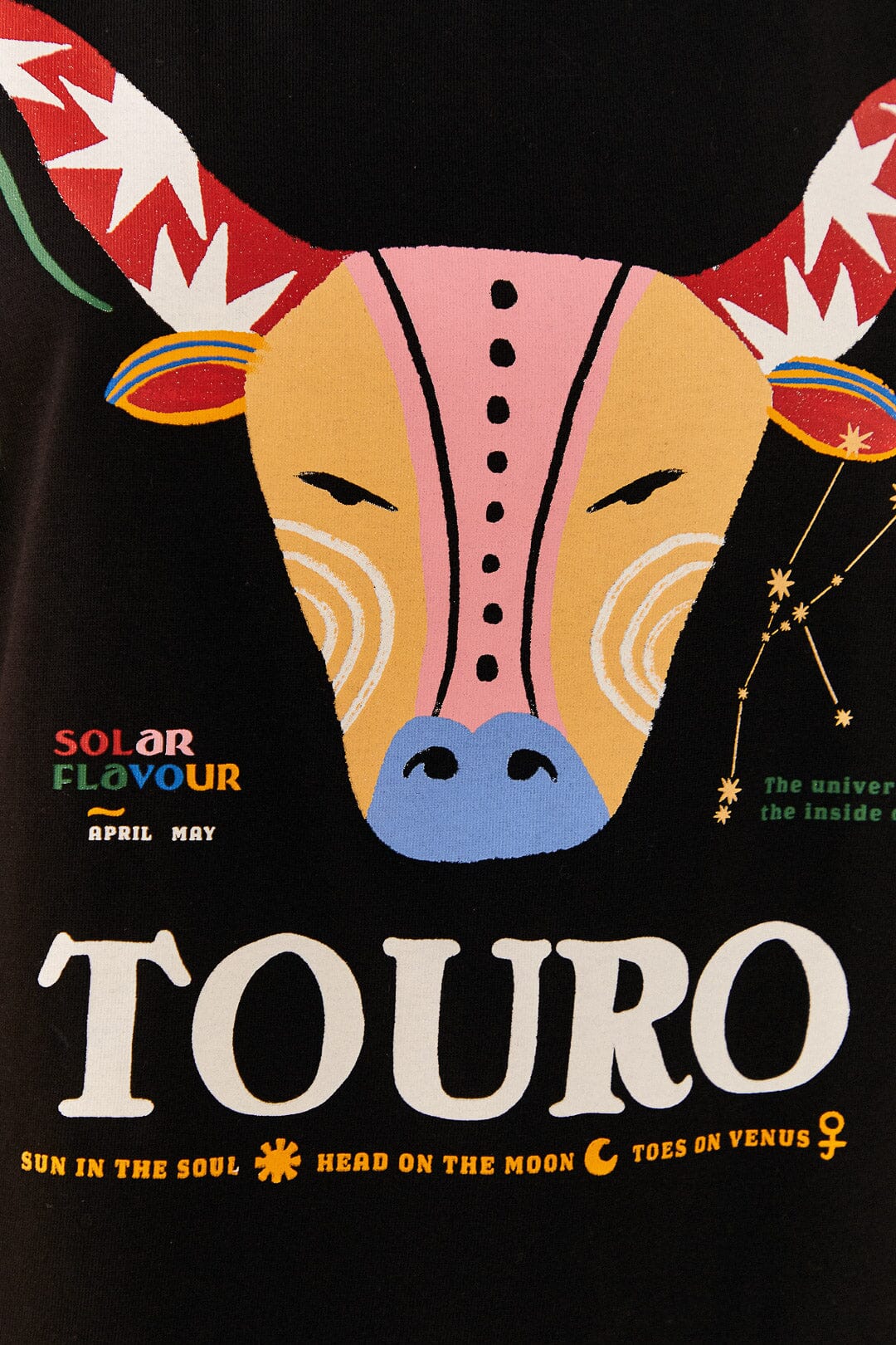 Farm Rio Taurus Zodiac Organic Cotton T-Shirt