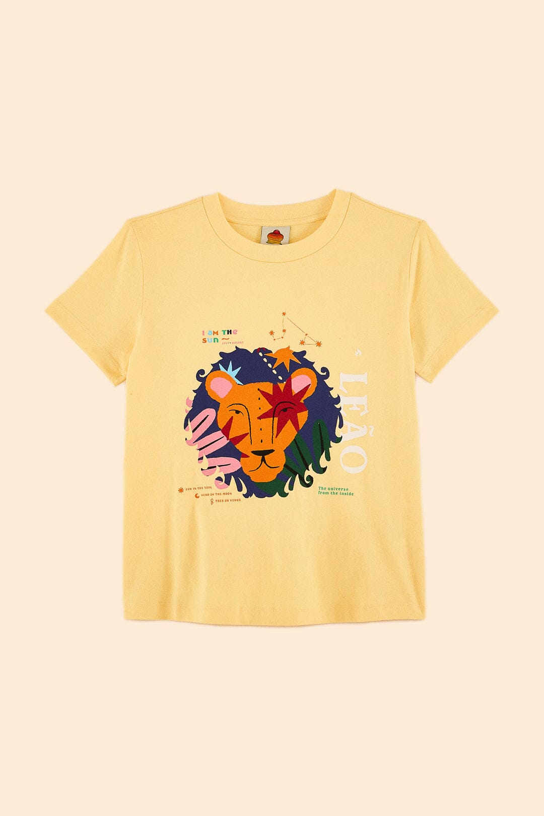 Farm Rio Leo Zodiac Organic Cotton T-Shirt