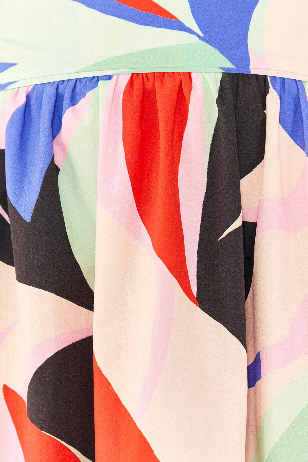 Farm Rio Colorful Monstera Midi Skirt
