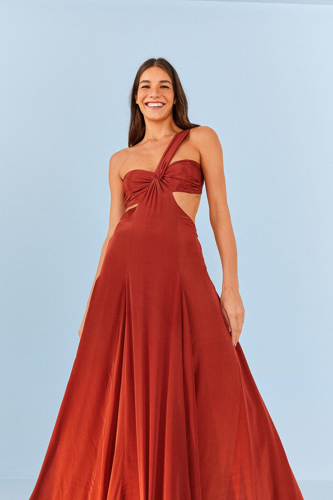 Farm Rio Brown Maxi Dress