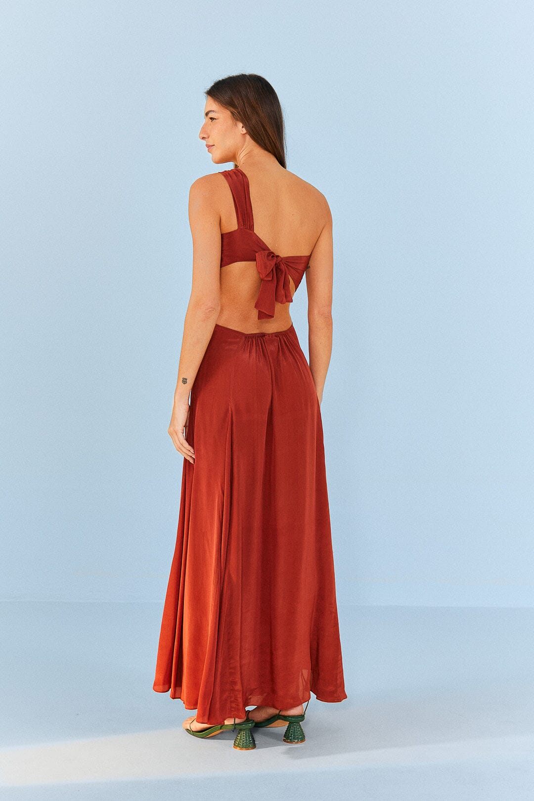Farm Rio Brown Maxi Dress