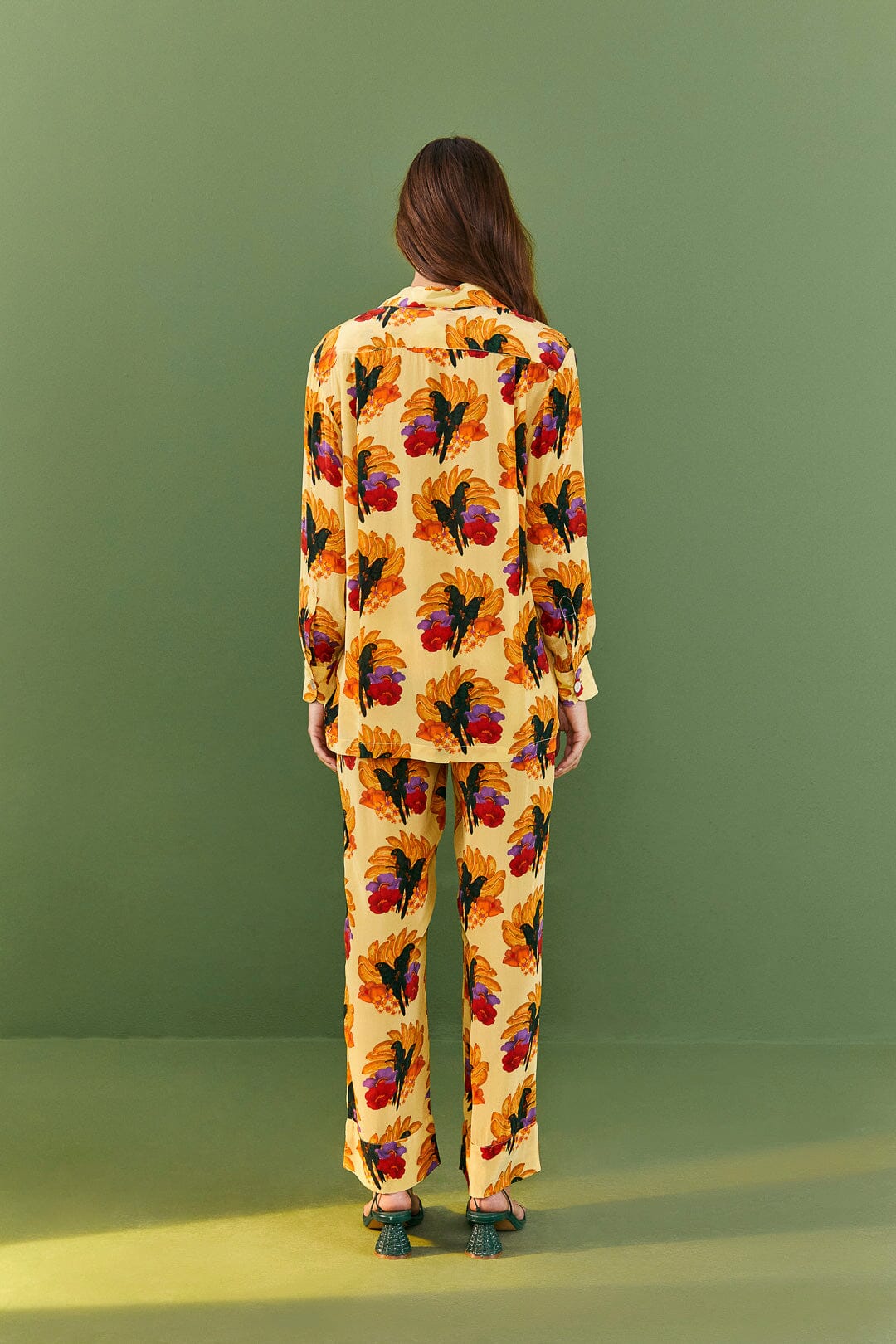Farm Rio Banana Nest Pajama Shirt