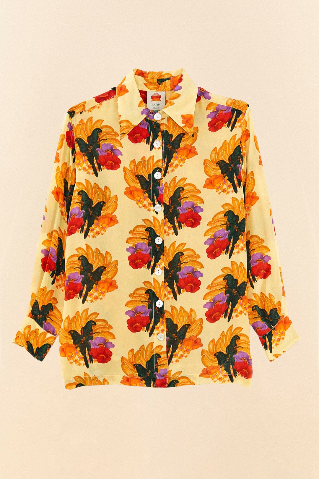 Farm Rio Banana Nest Pajama Shirt