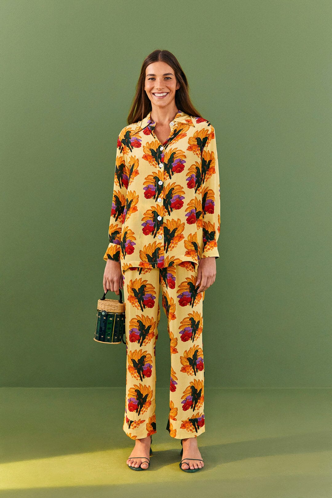 Farm Rio Banana Nest Pajama Pants