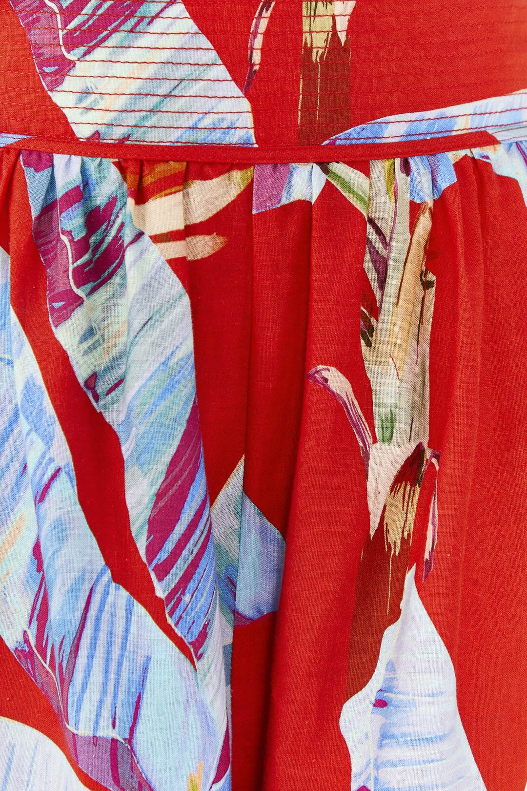 Farm Rio Red Sweet Jungle Organic Cotton Shorts