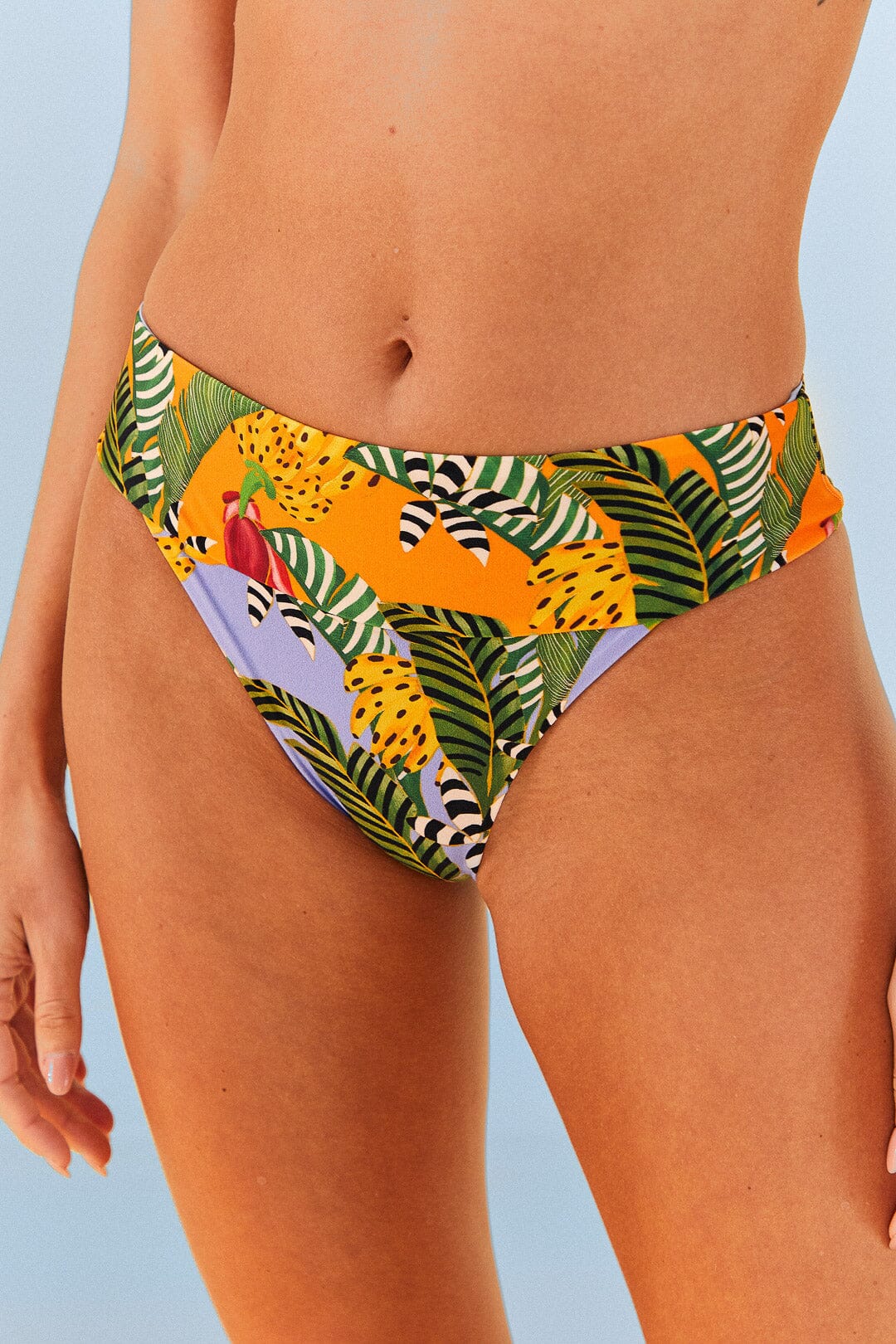 Farm Rio Striped Bananas Bikini Bottom