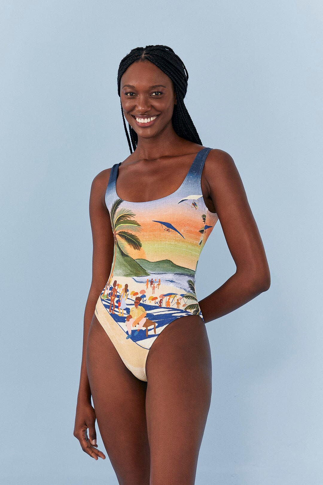 Farm Rio Carioca One Piece Swimsuit