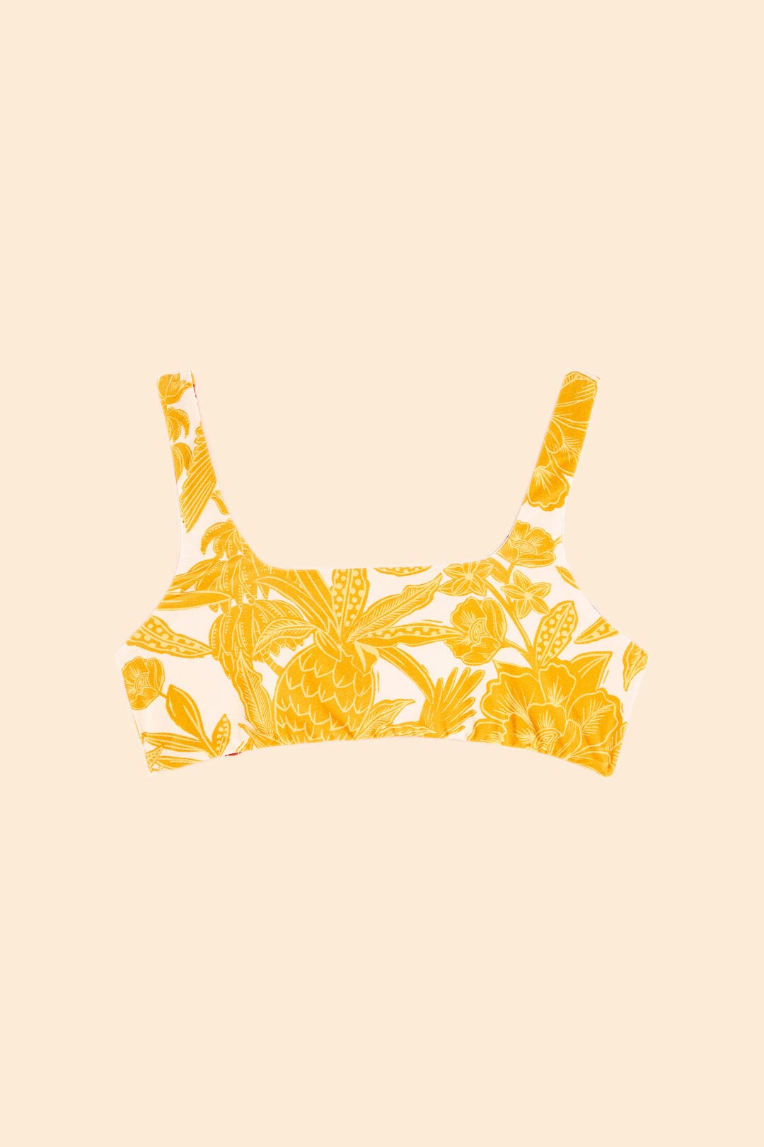 Farm Rio Tropical Woodcut Bikini Top
