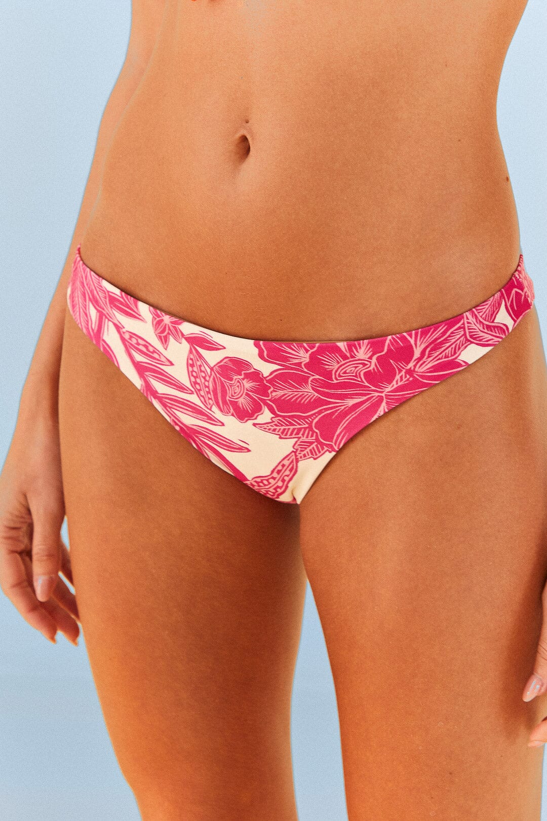 Farm Rio Tropical Woodcut Reversible Bikini Bottom