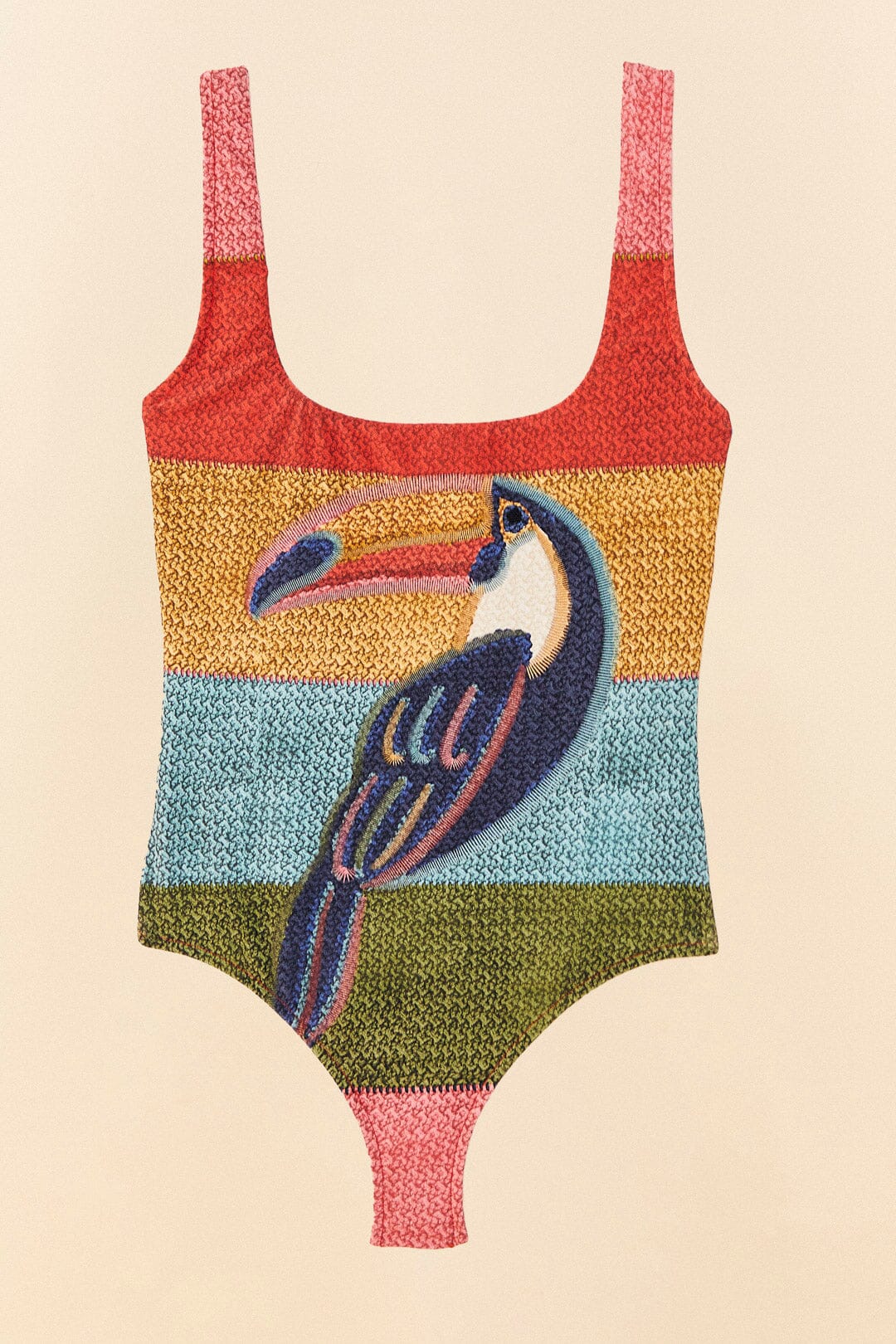 Farm Rio Wonderful Toucans One Piece Swimsuit