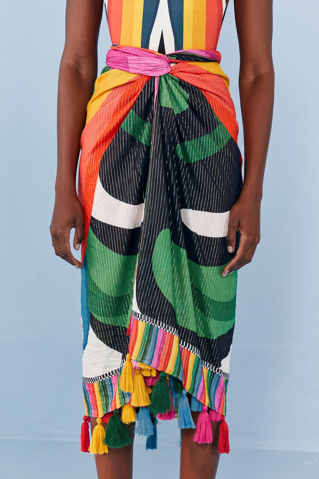 Farm Rio Macaw Stripes Sarong