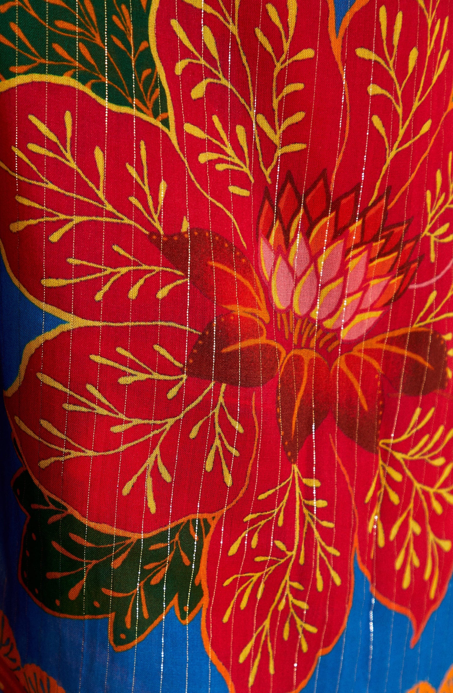 Farm Rio Blue Tropical Tapestry Sarong