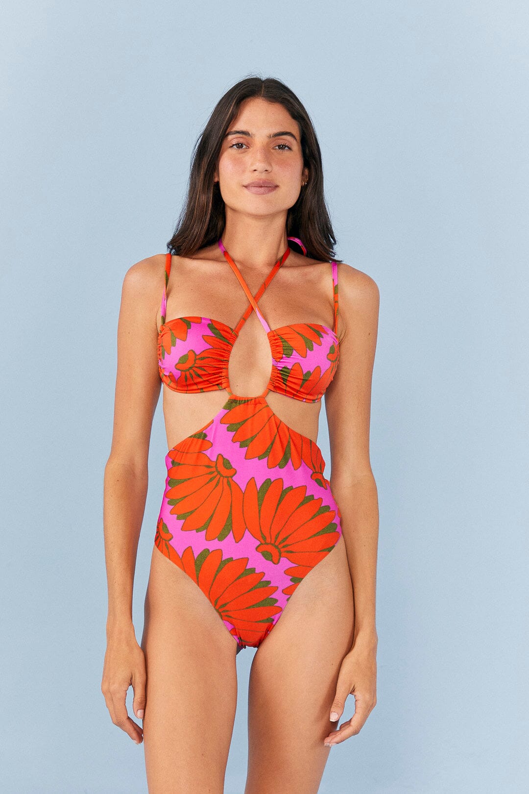 Farm Rio Pink Copacabana One Piece Swimsuit