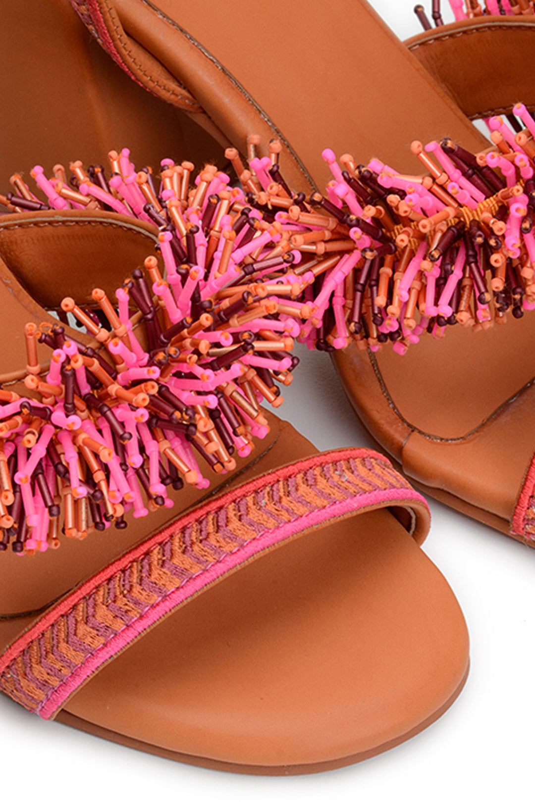 Farm Rio PINK SHINY HEELED SANDAL