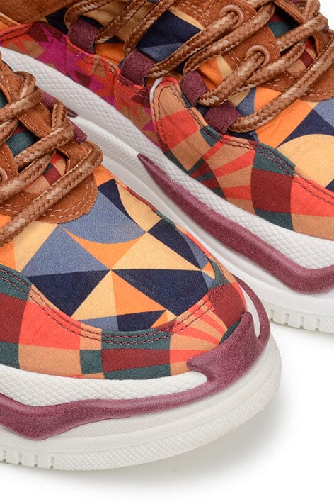 Farm Rio Graphic Scarves Platform Sneaker