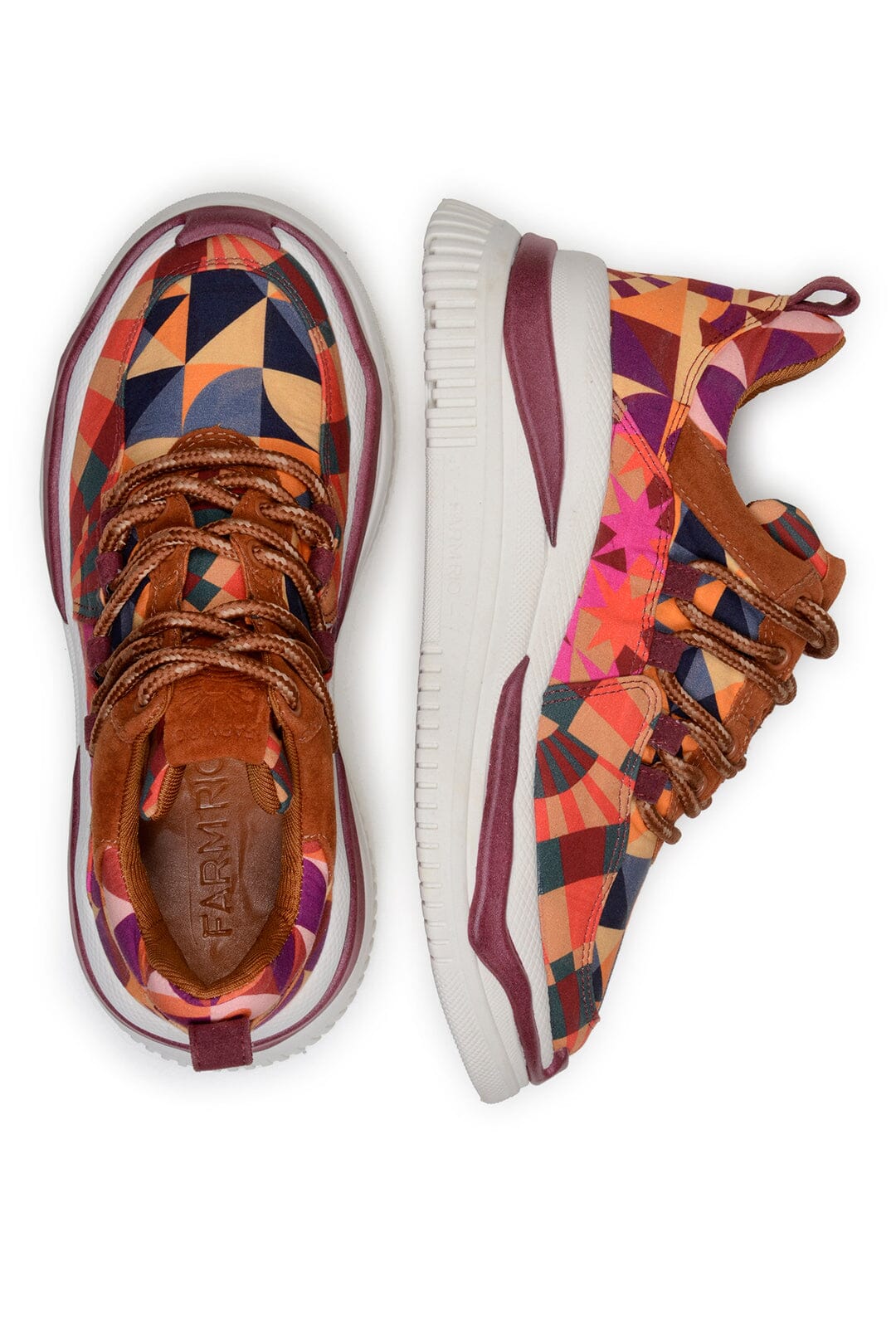 Farm Rio Graphic Scarves Platform Sneaker