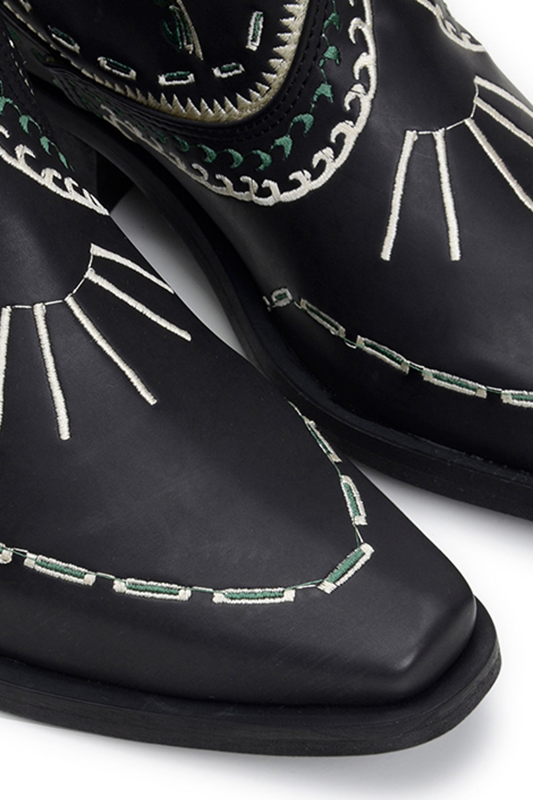Farm Rio BLACK MYSTIC SCARF WESTERN BOOT