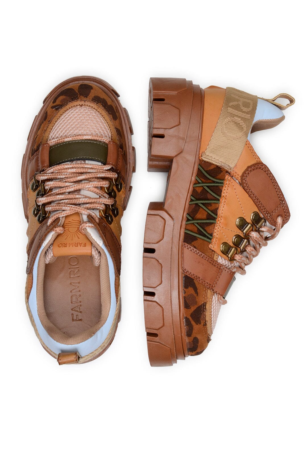 Farm Rio Caramel Floresta Platform Sneaker