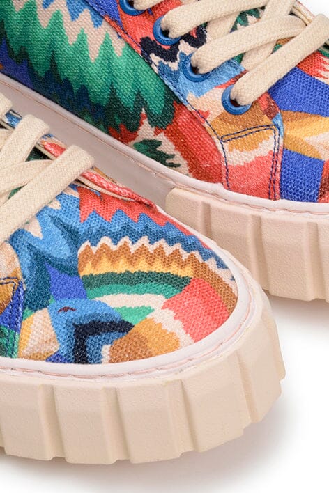 Farm Rio Chevron Toucans Flatform Sneaker