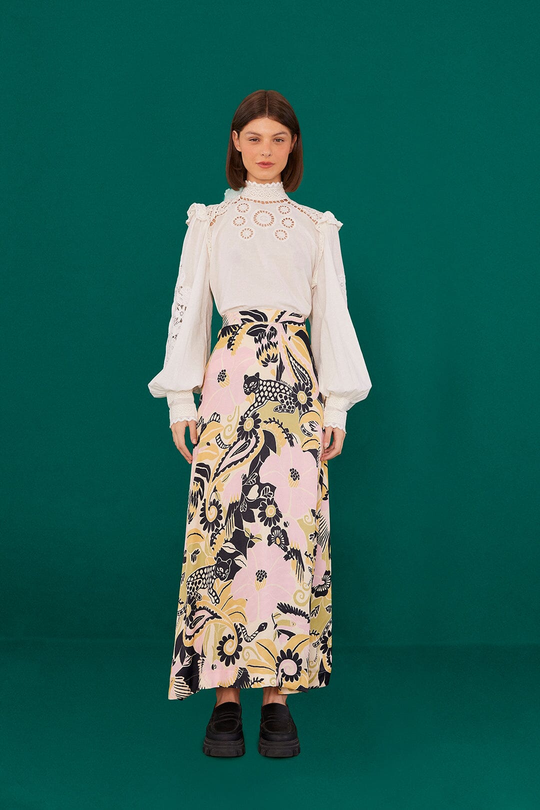 Farm Rio Off-White Romantic Blouse