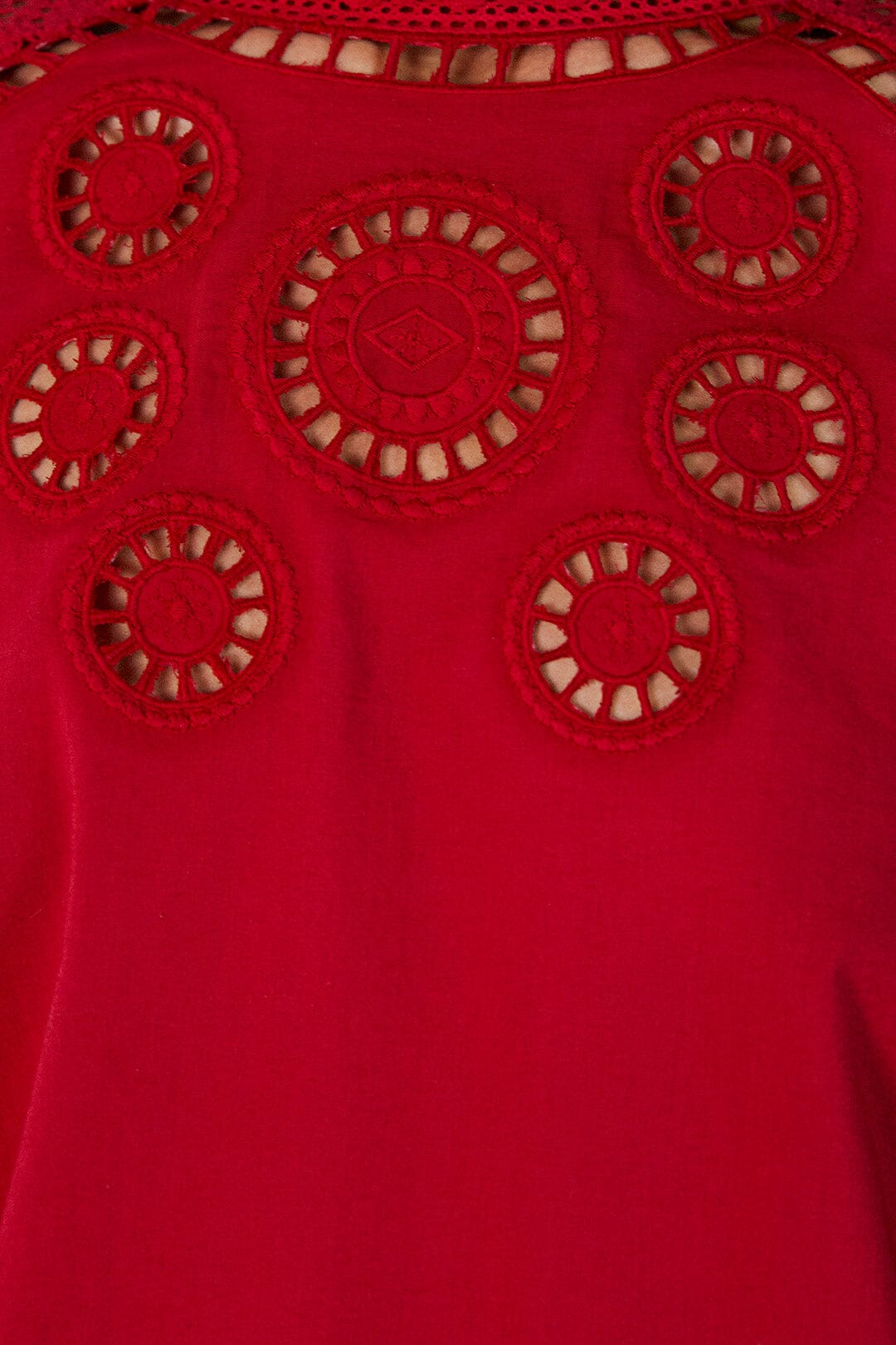 Farm Rio Red Romantic Blouse