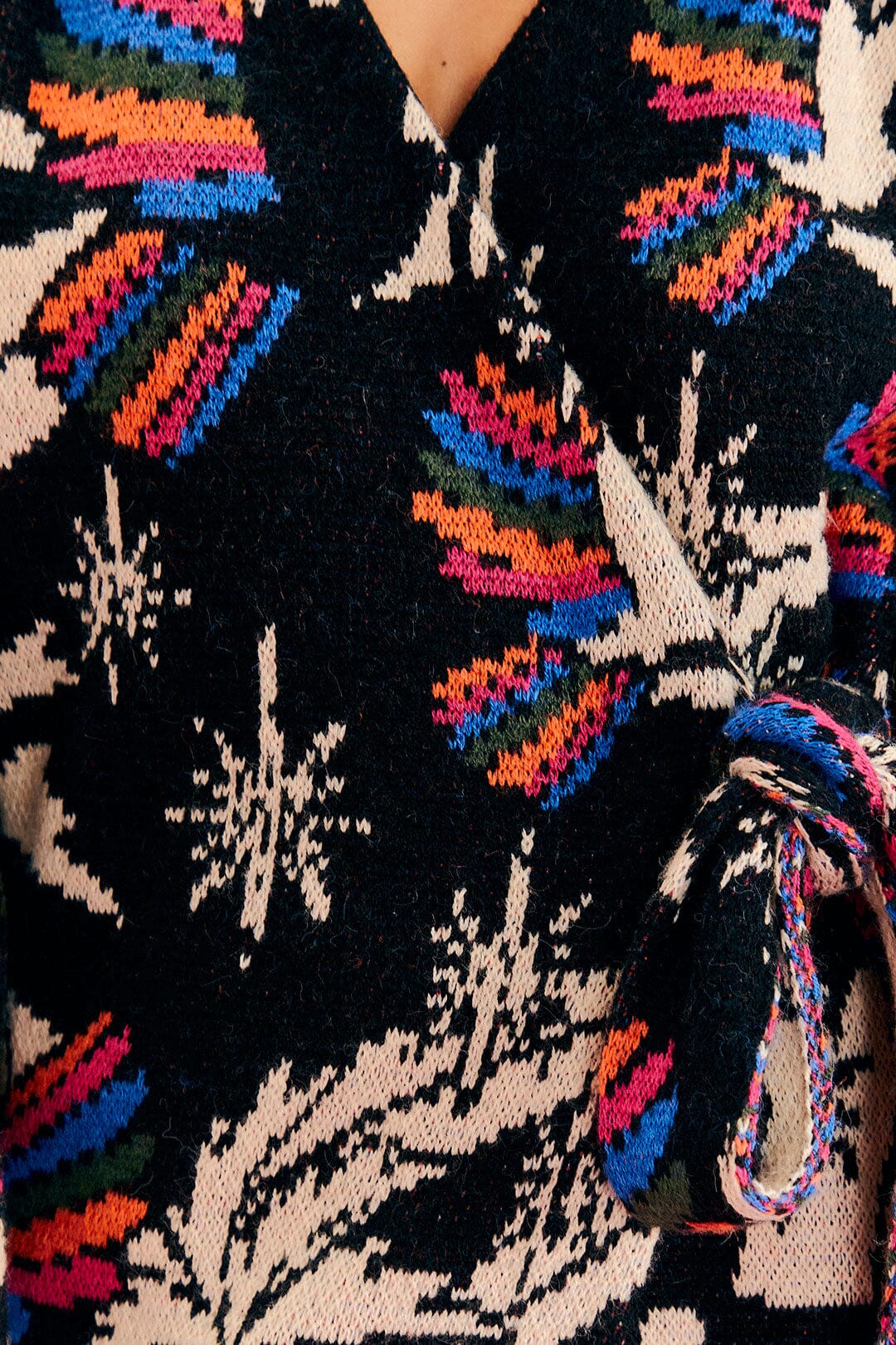 Farm Rio Toucans Wave Sweater Dress