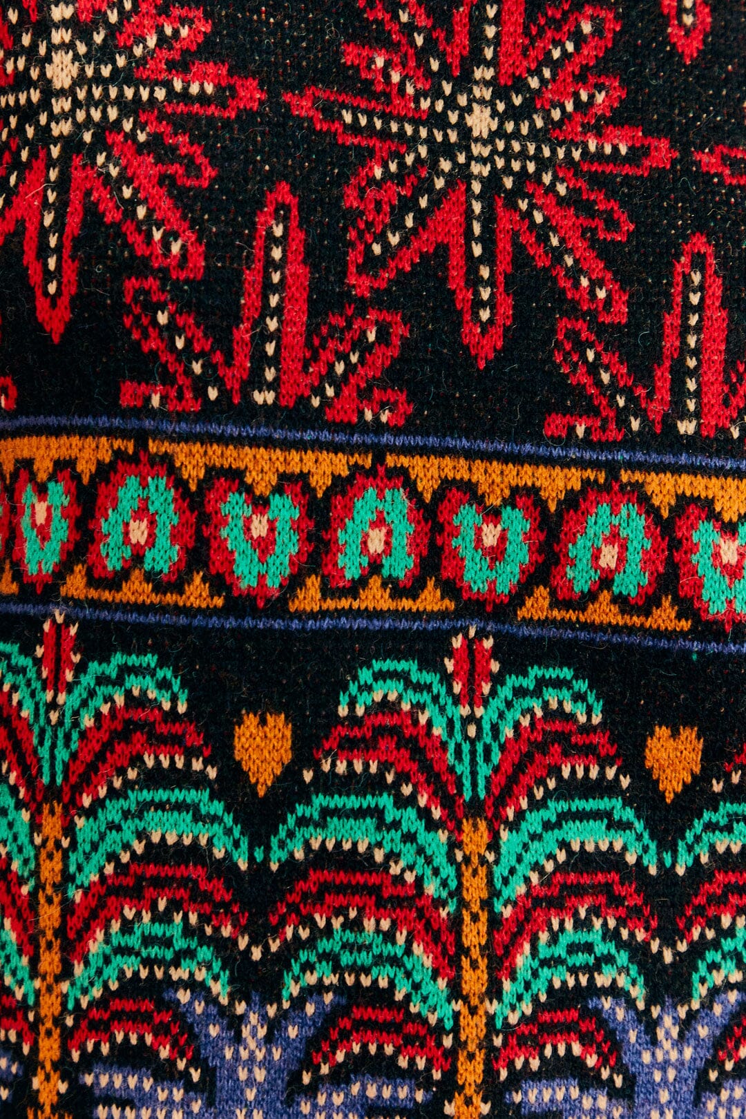 Farm Rio Black Night Sky Sweater
