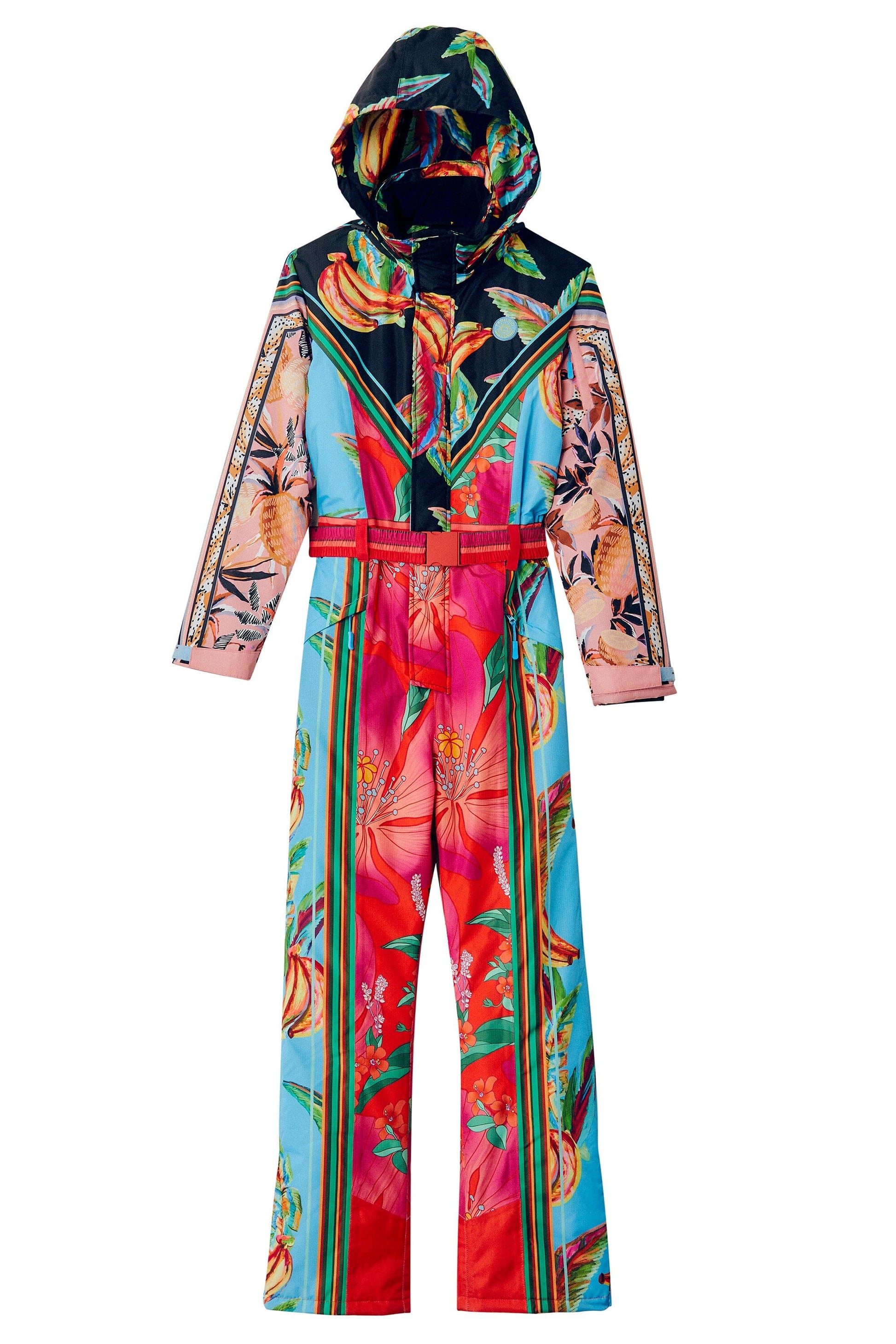 Farm Rio Mixed Scarves Ski Jumpsuit