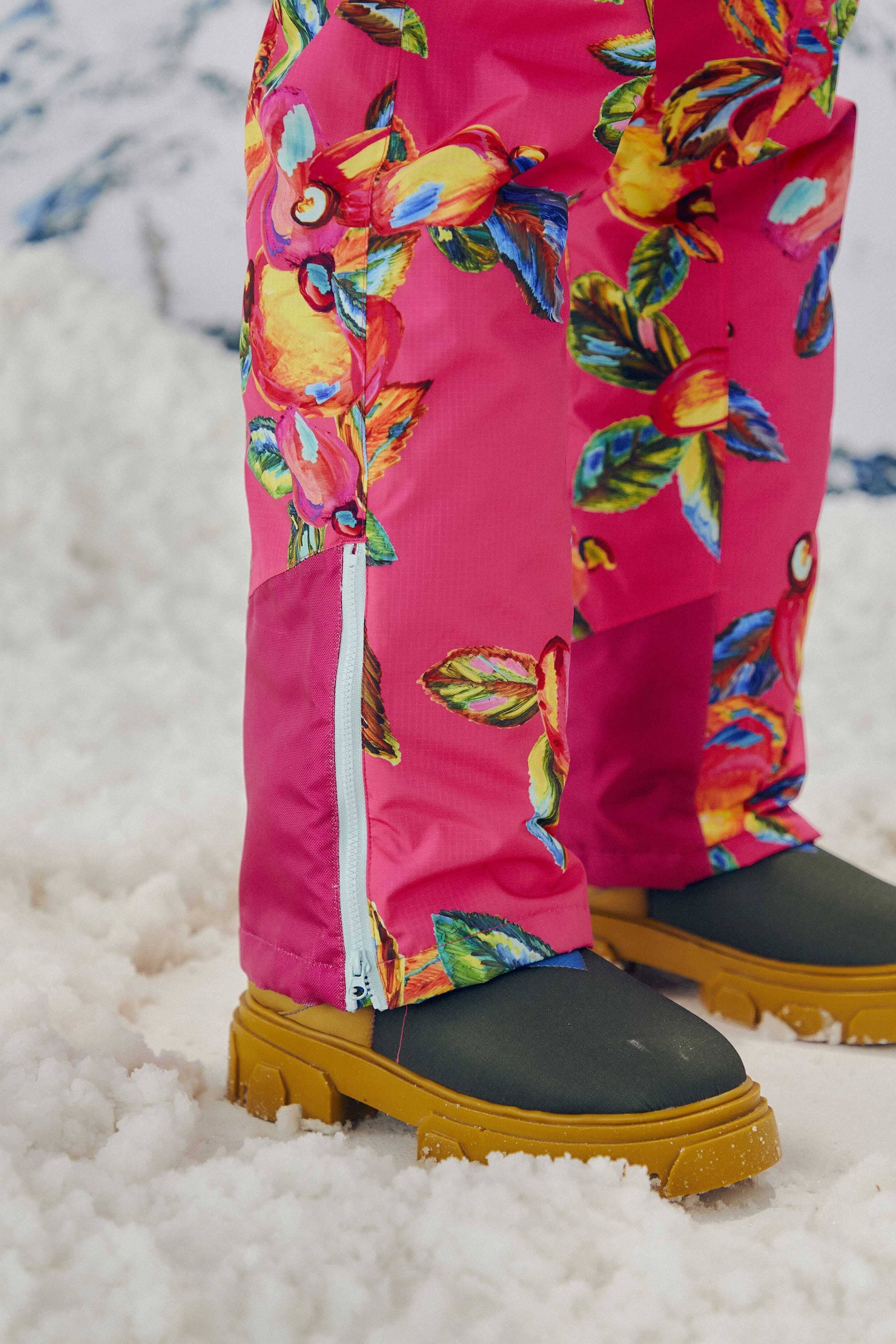Farm Rio Pink Cashew Ski Jumpsuit