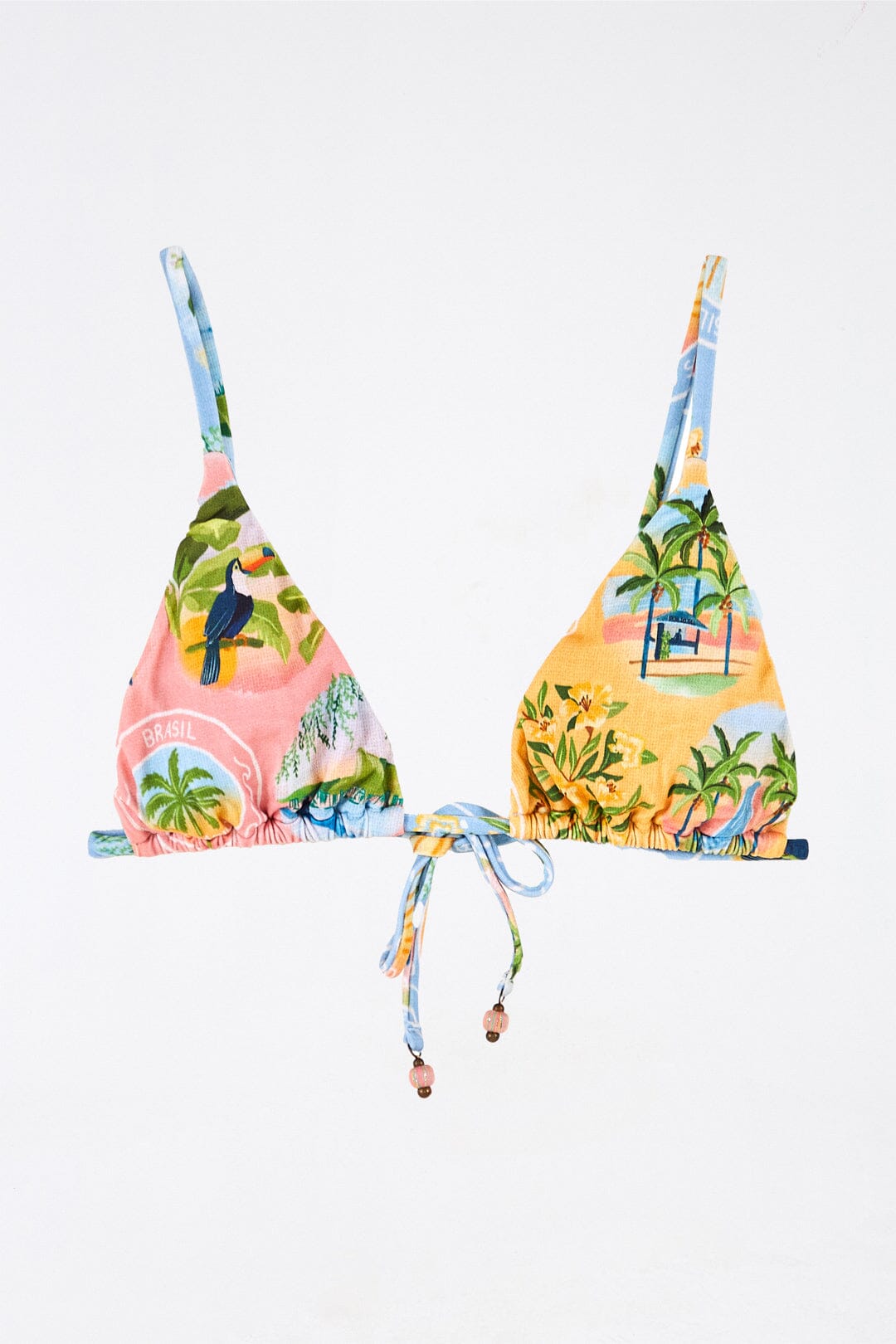 Farm Rio Rio Stamps Bikini Top