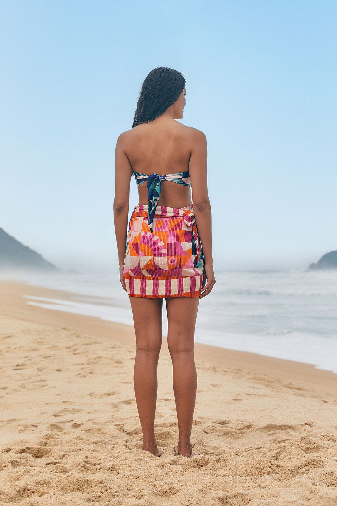 Farm Rio Ombre Graphic Toucans Cover Up
