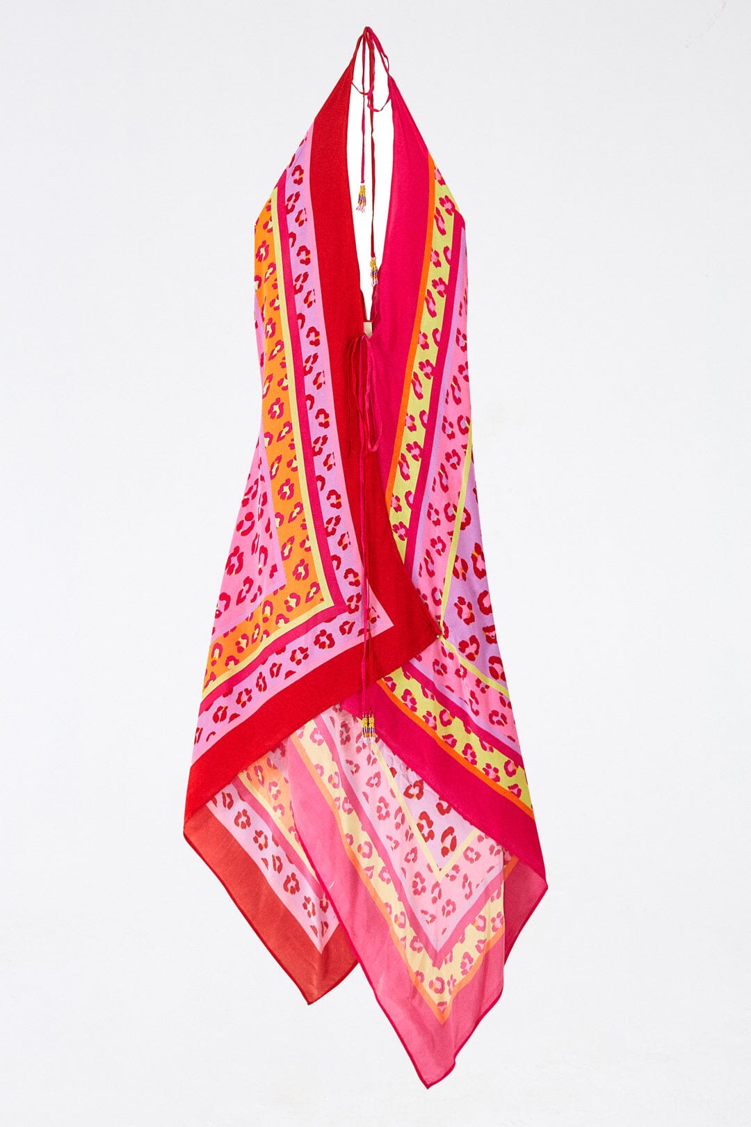Farm Rio Maxi Leopard Patch Cover Up