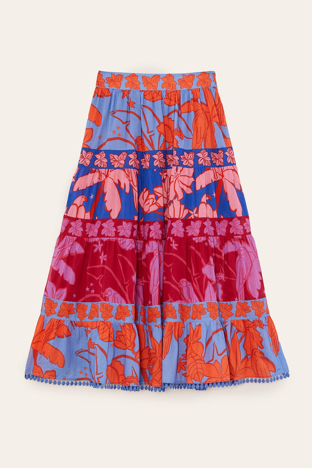 Farm Rio Mixed Living Nature Skirt