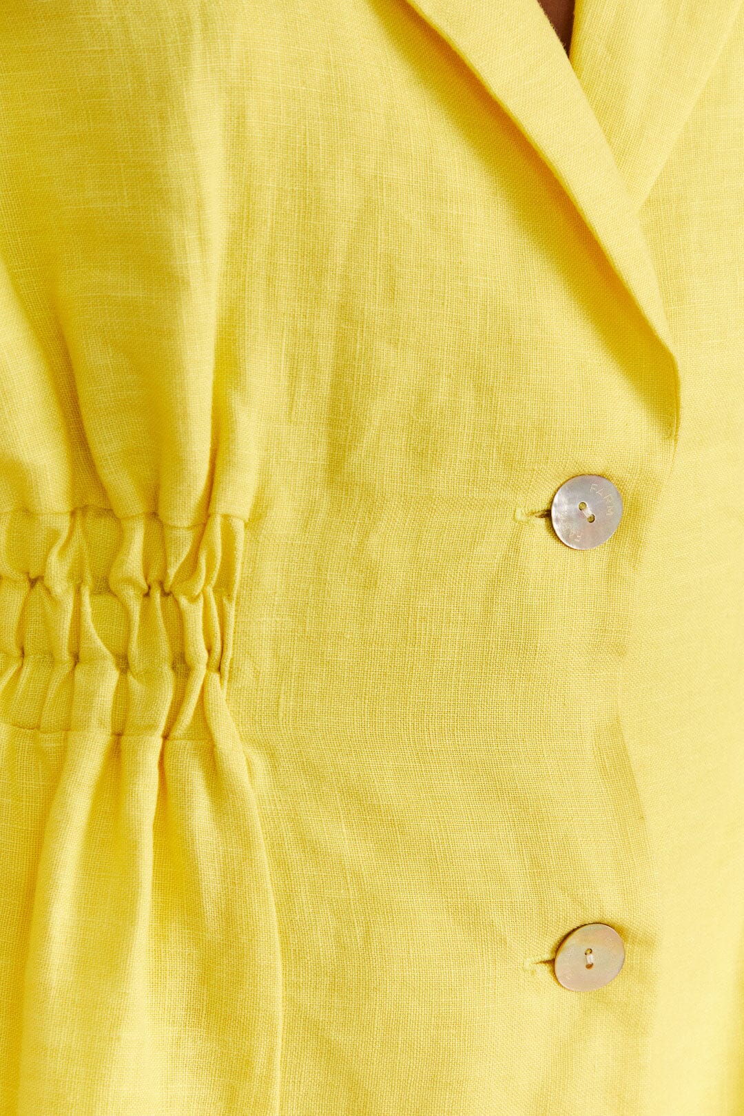 Farm Rio Bright Yellow Blazer