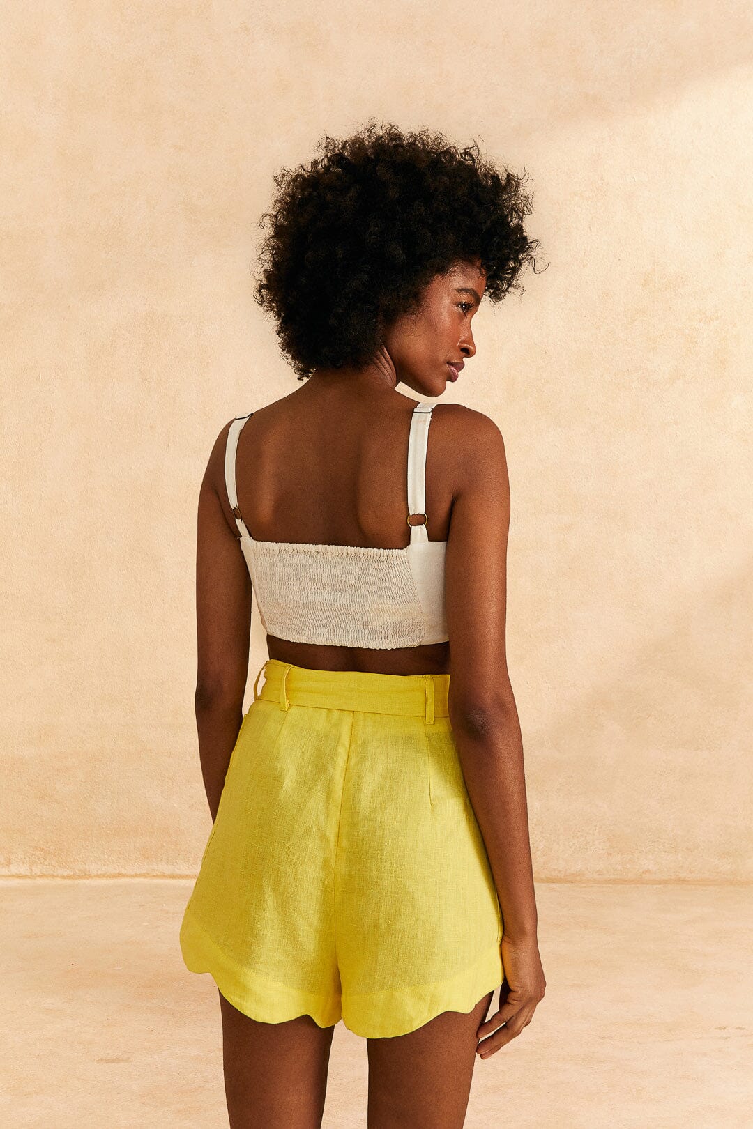 Farm Rio Bright Yellow Shorts