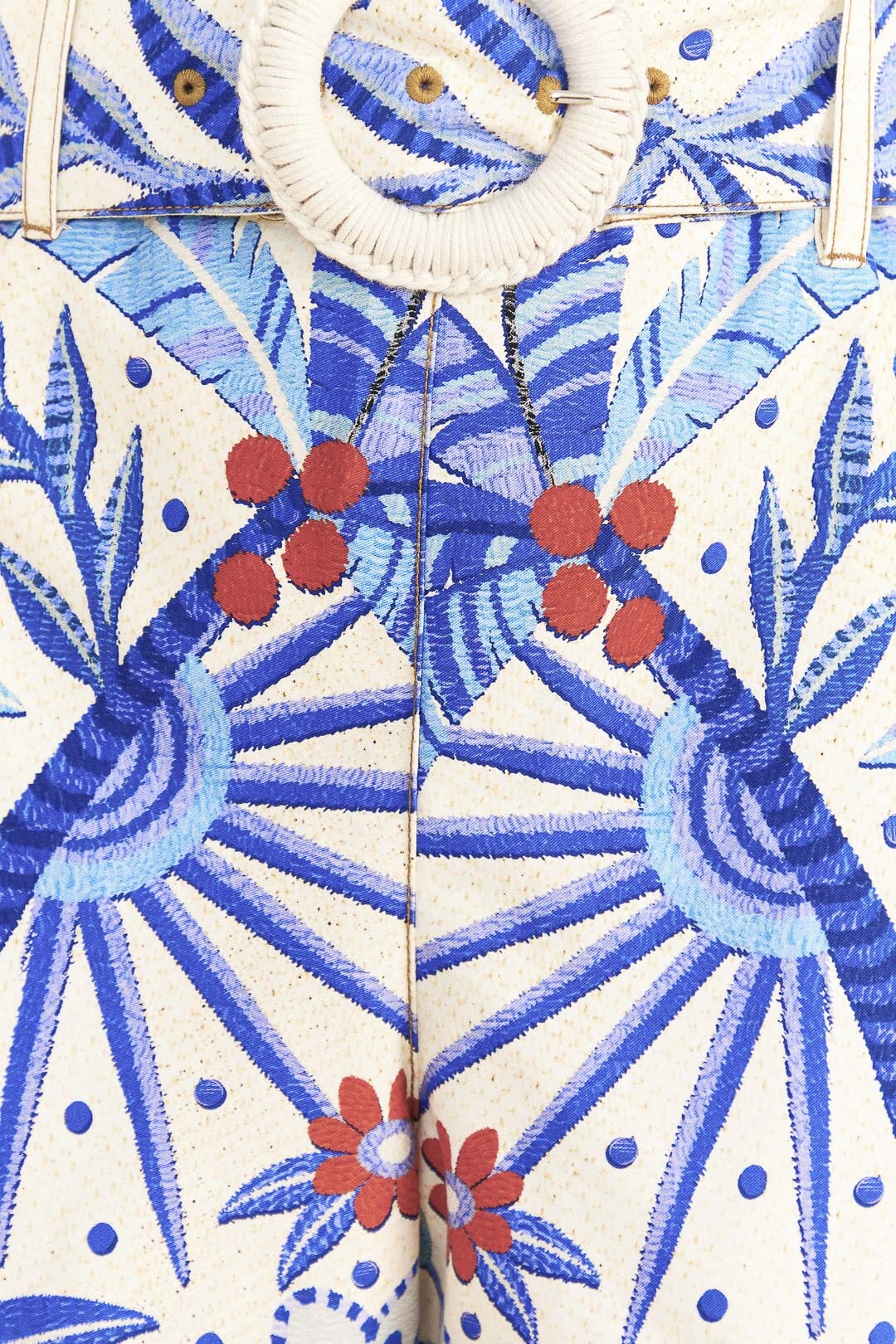 Farm Rio Off-White Jungle Chic Shorts