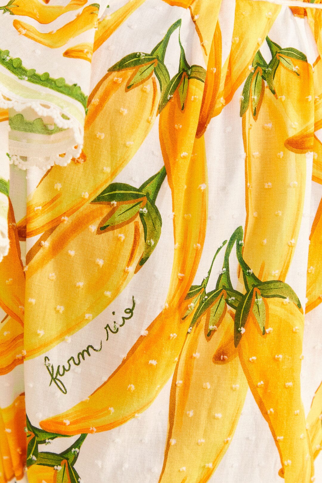 Farm Rio Off-White Peppers Maxi Dress