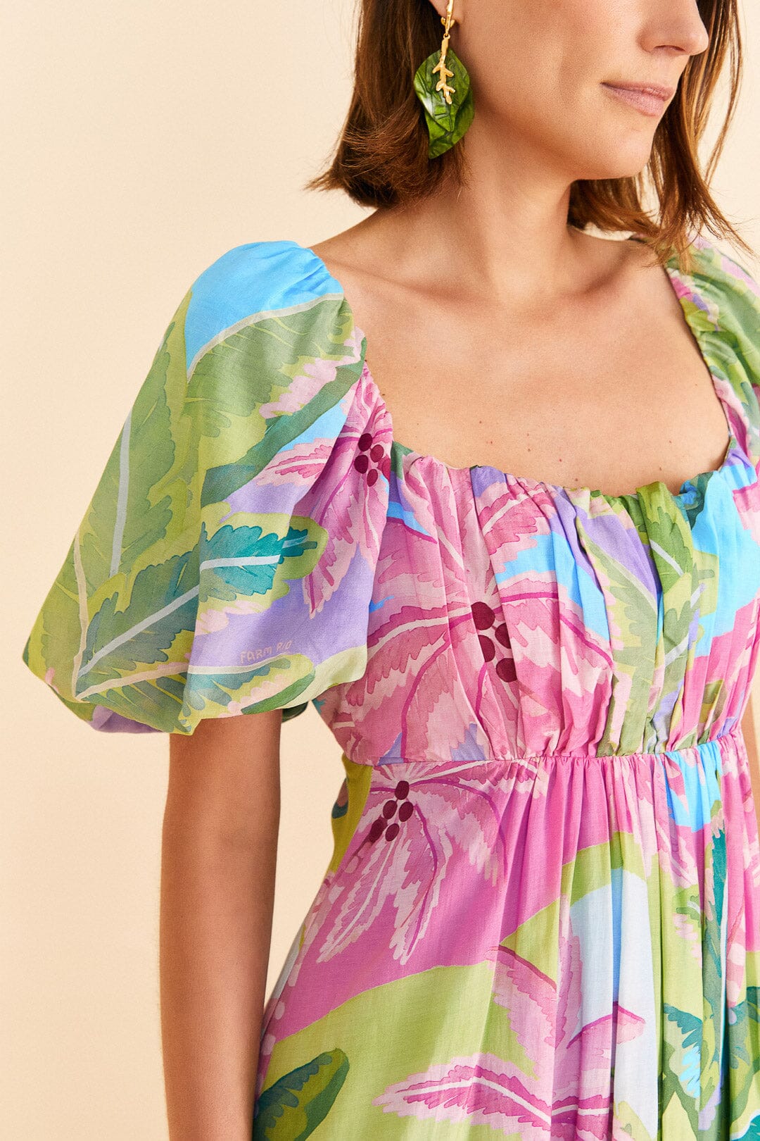 Farm Rio Beach Vibe Midi Dress